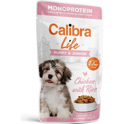 Calibra Dog Life Puppy&Junior Chicken 150 g