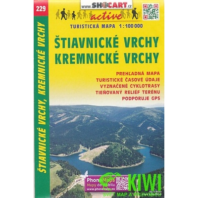 Štiavnické vrchy 1:100