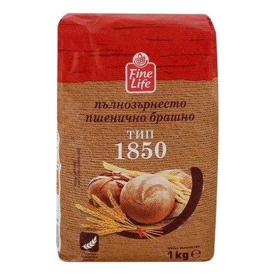Fine Life Пълнозърнесто брашно тип 1850 1кг