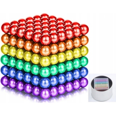 NeoCube Magnetické Kuličky 6 mm velké 216 ks Duhové
