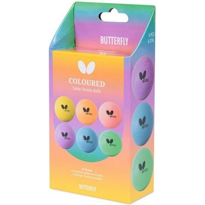 Butterfly Coloured 6 ks