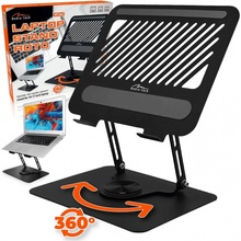Nastavitelný, otočný, ergonomický stojan na notebook 10-17″ ROTO Media-tech MT2662