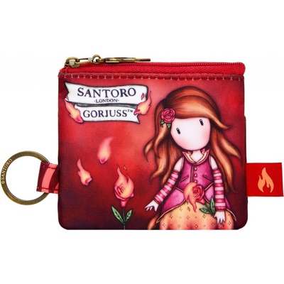 Santoro Fire In My Heart London Gorjuss Gorjuss Elements Zip Purse- Fire In My Heart