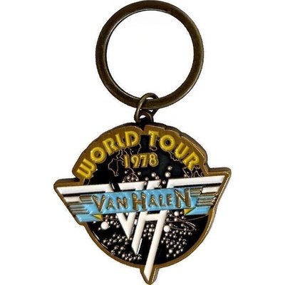 Van Halen World Tour '78 Retro Logo Banner Ключодържател (VHKEY04)