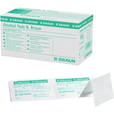 B.Braun Alcohol pads dezinfekční čtverečky 100 ks