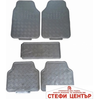 Image 1 of Paolo Гумени стелки универсални с алуминиев ефект 2006-5 бр/к-т ТЪМНО СИВА