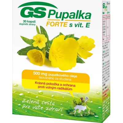 GS Pupalka Forte s vitaminem E 100 kapslí