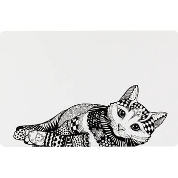 TRIXIE Place Mat - Неплъзгаща подложка за купички за котки 44/28 см