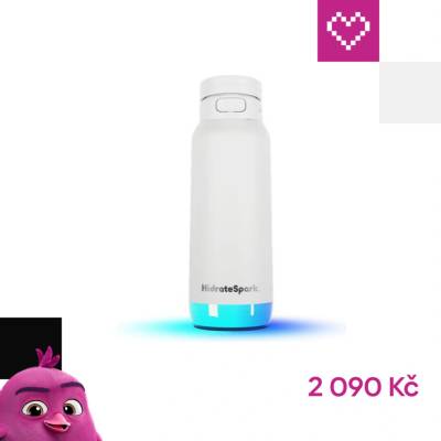 HidrateSpark PRO 2 chytrá lahev 950 ml bílá