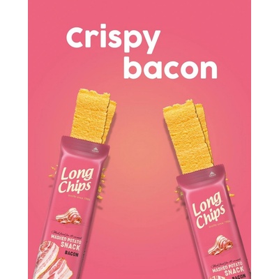 LONG CHIPS Bramborový snack slanina 75 g