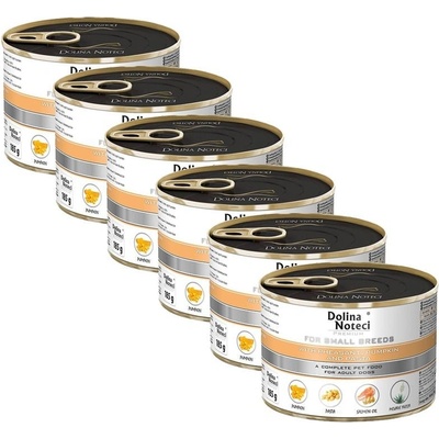 Dolina Noteci Premium Adult Small Breed with Pheasant Pumpkin and Pasta 6 x 185 g