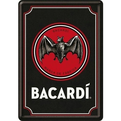 Nostalgic-Art Plechová pohlednice - Bacardi