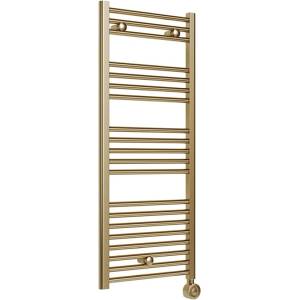 Crystal Електрическа лира за баня Crystal E-CORALITE, 500 W, 1200 x 500 mm, заредена с термофлуид, sb-brass (392733)
