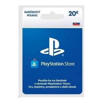 PlayStation Store predplatená karta 20 € SK