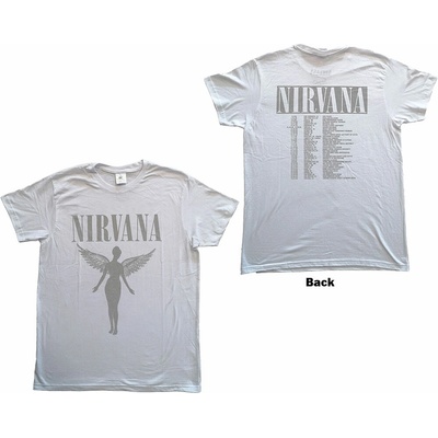 Nirvana tričko In Utero Tour White