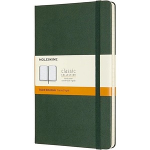 Moleskine Mirtusz Green Hard "L" lined notebook (7490134015)