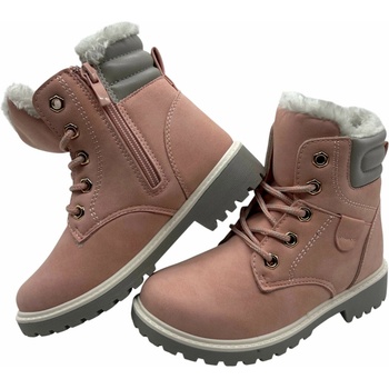 Dívčí růžové zimní boty 05 růžová