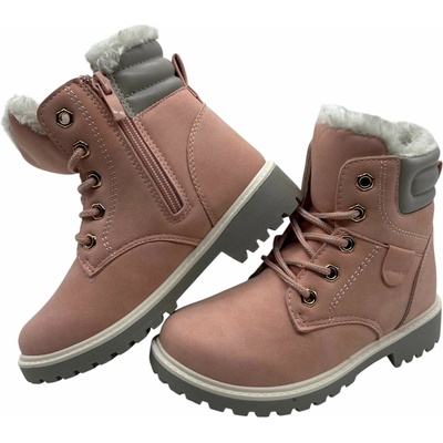 Dívčí růžové zimní boty 05 růžová