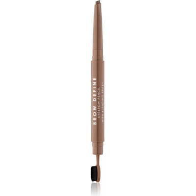 MUA Makeup Academy Brow Define ceruzka na obočie s kefkou Mid Brown 0,25 g