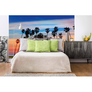 DIMEX ART Самозалепваща се флизелинова фототапета палмова алея 375 x 250 см