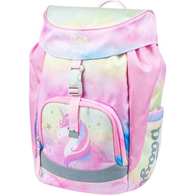 Baagl batoh Airy Rainbow Unicorn 16, ružová 5 l