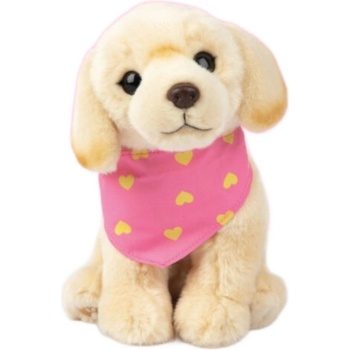 Studio Pets Плюшена играчка Studio Pets - Куче Лабрадор с кърпа, Щастливко, 23 cm (6206)