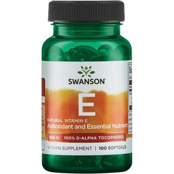Swanson Vitamin E 400 IU Natural [100 Гел капсули]