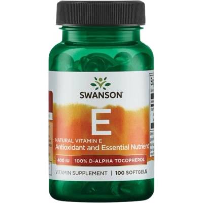 Swanson Vitamin E 400 IU Natural [100 Гел капсули]