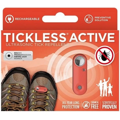 Tickless Active Dobíjecí ultrazvukový odpuzovač klíšťat a blech pro lidi Corall BG-AC01COR