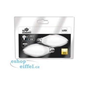 TB Energy LED žárovka E14 230 2*5W Teplá bílá