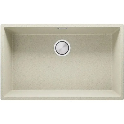 Твоят Стил Бежова кухненска мивка за вграждане под плот Лондон 80 XXL 760 x 470 мм