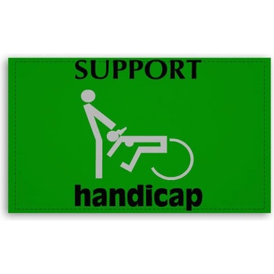 Fotoobraz 120x70 cm velký Support handicap