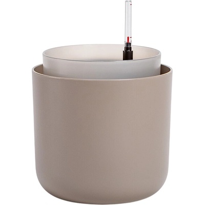 Plastia Samozavlažovací kvetináč Tolita hnedá, 19 x 19 cm