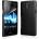 Sony Xperia_P LT22i Твърд Капак Черен + Протектор