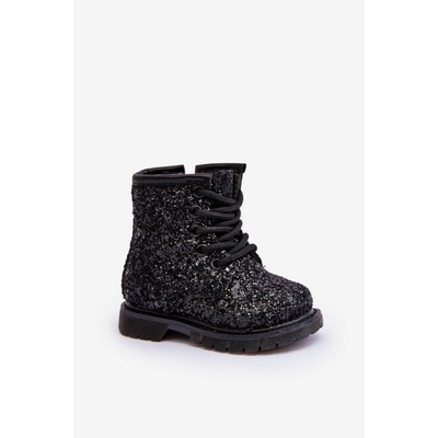 Kesi dětské kotníkové boty Boto 5905677945898 černá