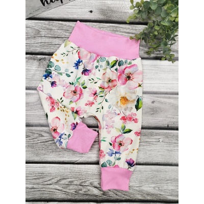 Textil EBi Mimi rostoucí kalhoty jabloňový květ