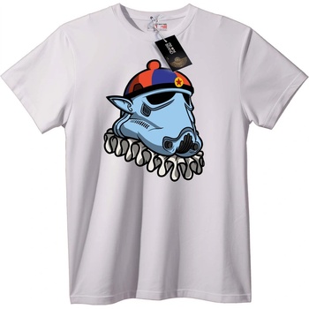 NOONEBRAND Тениска Star Wars Stormtrooper с Набирана Яка - M, Black