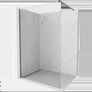 Mexen Kioto душ преграда Walk-in 50 x 200 см, прозрачен 8 мм, gun metal - 800-050-101-95-00 (800-050-101-95-00)