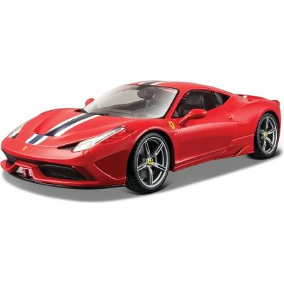 Bburago Ferrari 458 Speciale červená 2ks 1:18