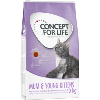 Concept for Life 2х10кг Mum & Young Kittens Concept For Life, суха храна за котки