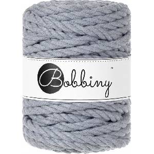Bobbiny 3PLY Macramé Rope 9 mm 30 m Steel юта (TL-E008)