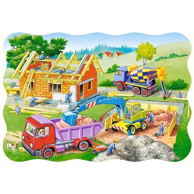 Castorland Na stavbě 30 dielov