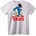 NOONEBRAND Тениска Sonic x Vans в черно - L, White