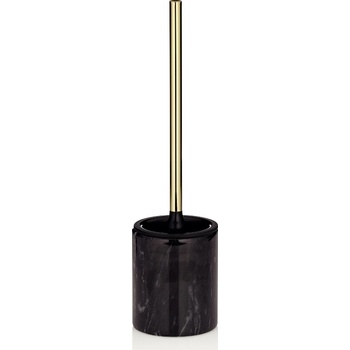 Kela Четка за тоалетна Liron - черен мрамор (20014)