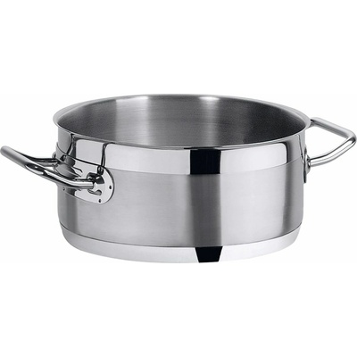 SVING Nízky nerezový kastról PROFI 5 l, 24 cm