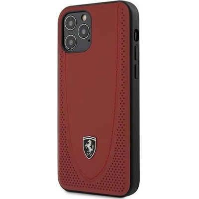 Ferrari Калъф за телефон Ferrari hardcase Off Track Perforated за iPhone 12/12 Pro, черен/червен (KXG0011053)