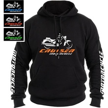 Moto mikina CRUISER MOTORCYCLE červená