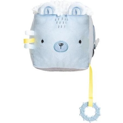 KikkaBoo Плюшена играчка кубче KIKKABOO - Bear with me, blue (31201010395)