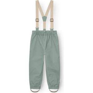 Mini A Ture Детски водоустойчив панталон Mini A Ture Kid's Matwilans Suspender Pants Waterproof trousers - Granite Green - размер 98 (701-4225-0112)