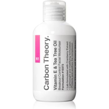 Image 1 of Carbon Theory Vitamin E & Tea Tree Oil лек хидратиращ крем за проблемна кожа, акне 100ml